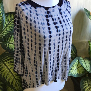 Penn Wright Manson hi-low tie-die top